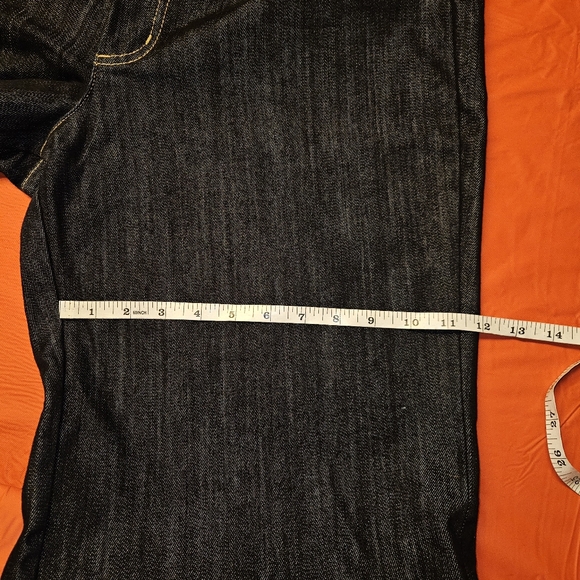 Chicos Platinum Wide Leg Dark Wash Color MR sz2.5×33" Inseam Back Pockets E.U.C. - Picture 8 of 13